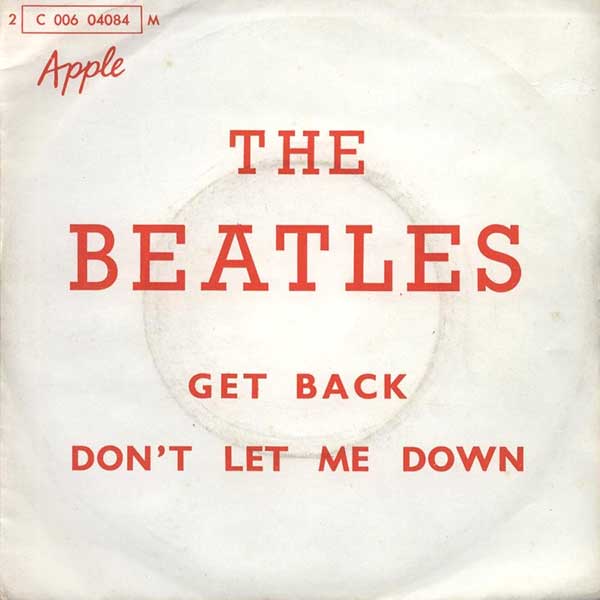 Get Back / Don't Let Me Down (France)