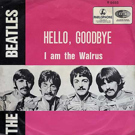 Hello Goodbye / I Am The Walrus (Belgium)