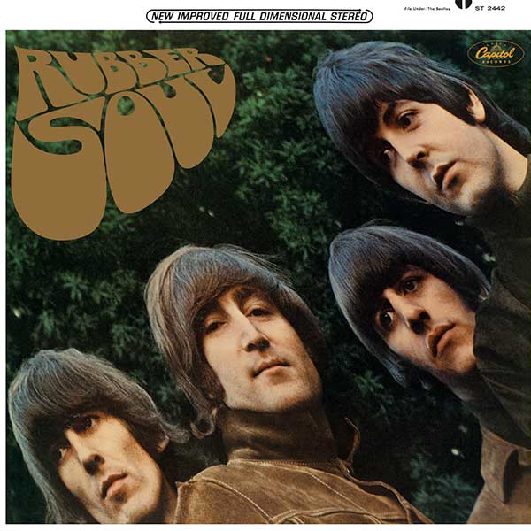 Rubber Soul (United States, 1965), East coast stereo cover